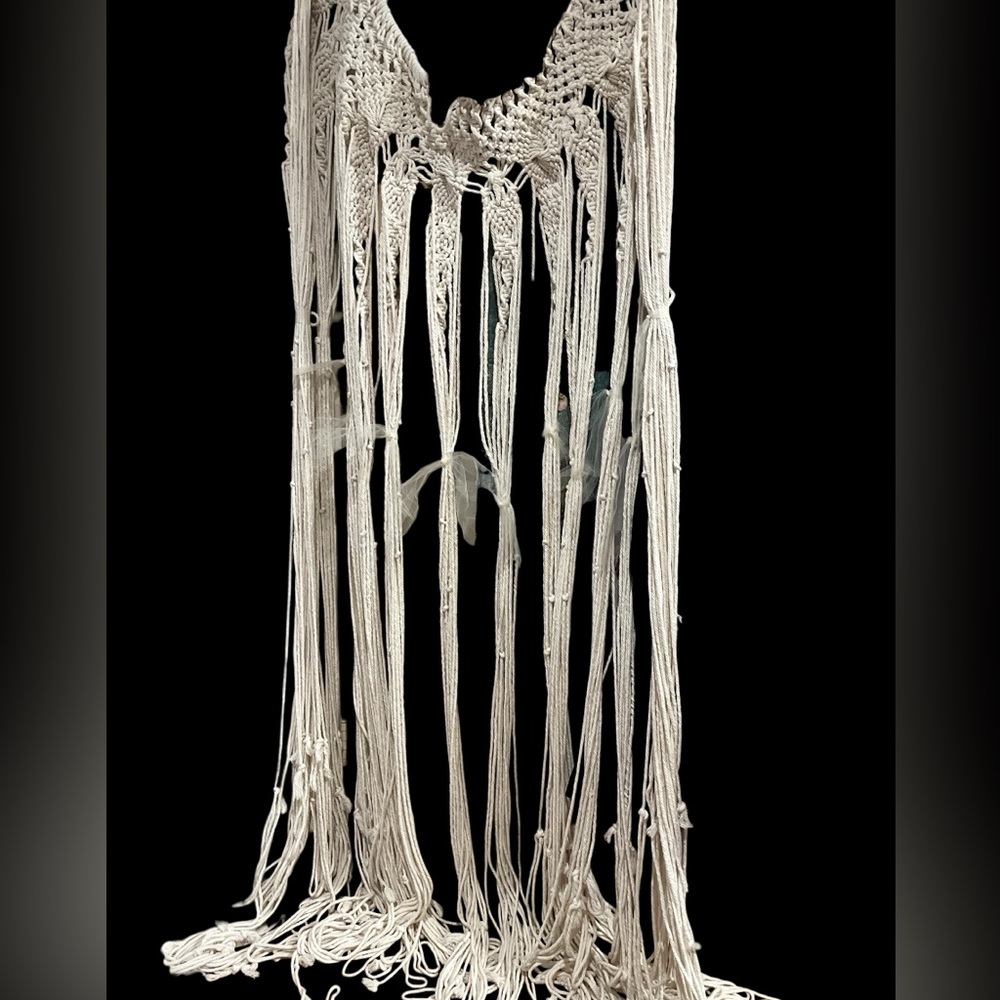 Bohemian Macrame Wall hanging/ curtain.